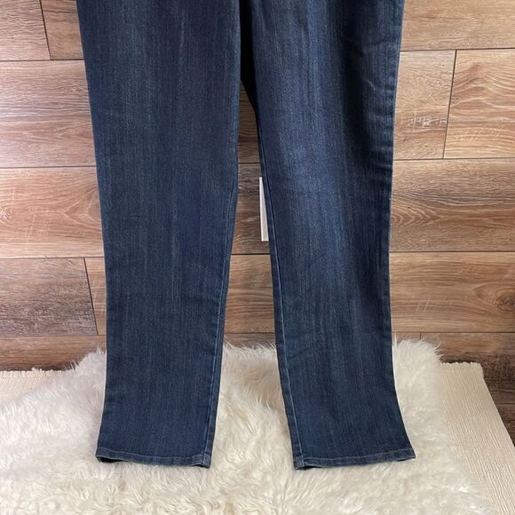 Gloria Vanderbilt Amanda Jeans Embroidered Pockets Size 10, Indigo Blue - Picture 4 of 13